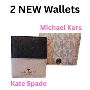BUNDLE - Kate Spade & Michael Kors Compact Wallets